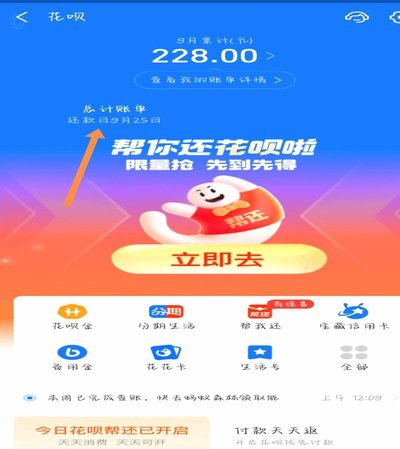 蚂蚁花呗还款怎么还