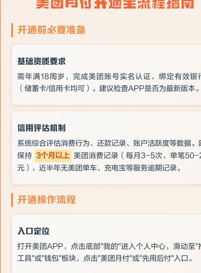 美团月付套取现金步骤详解